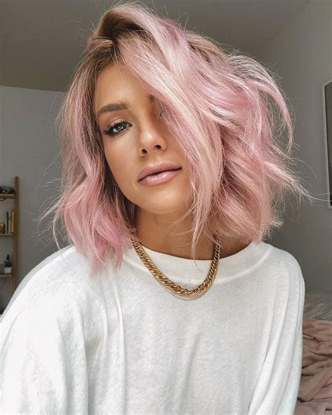 frisuren von pink|faded pink hair color.